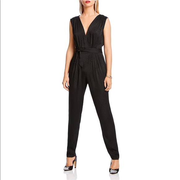 LINI Women’s Leopard Print Tie Waist Jumpsuit-NEW - Picture 1 of 3